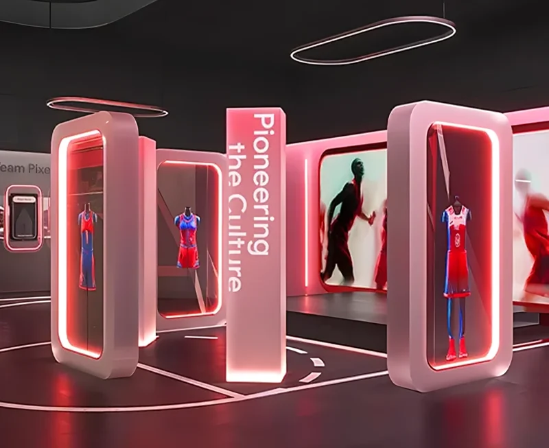 Google Pixel: 3d experiential design & event visualization by Frederico Phillips