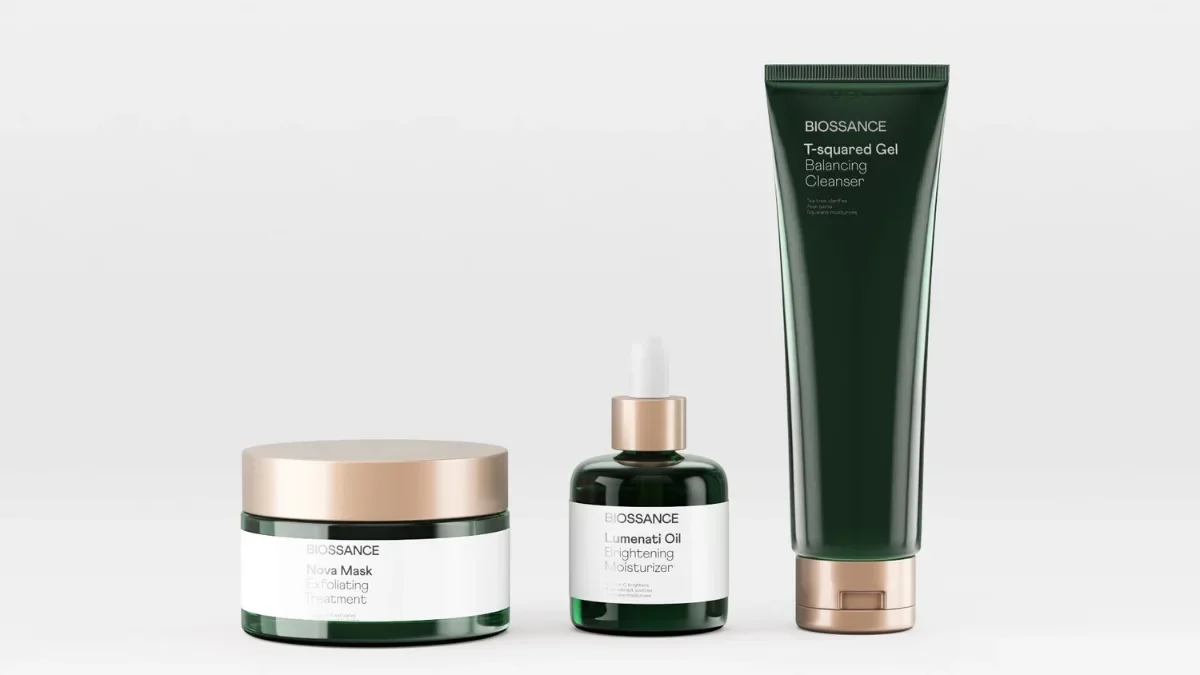 Biossance: 3d product rendering by Frederico Phillips