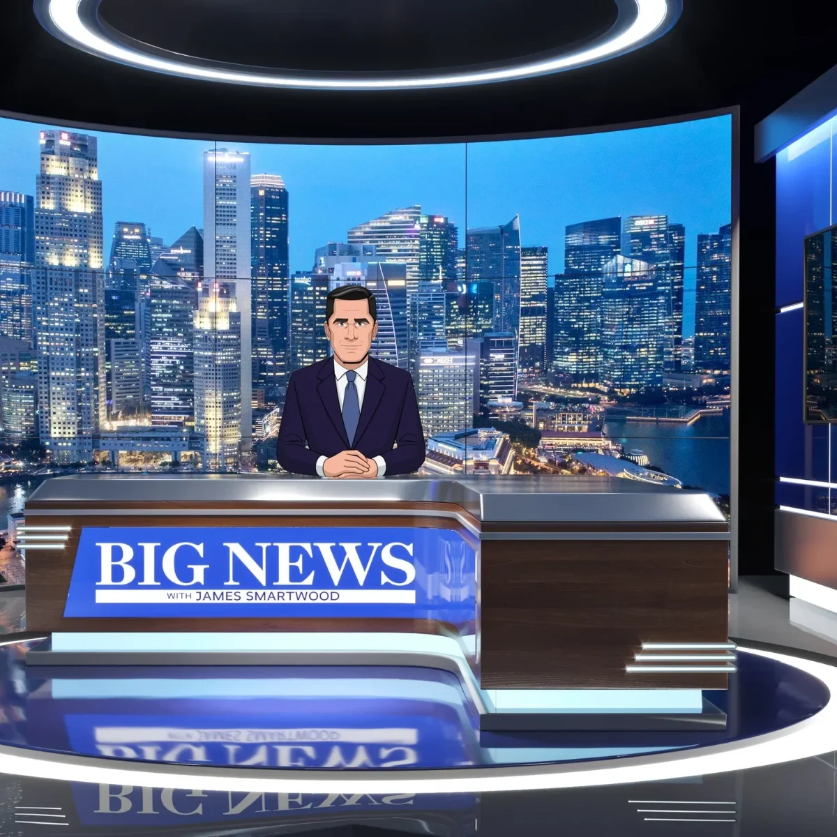 CBS: Tooning Out the News: brand cgi & 3d design by Frederico Phillips