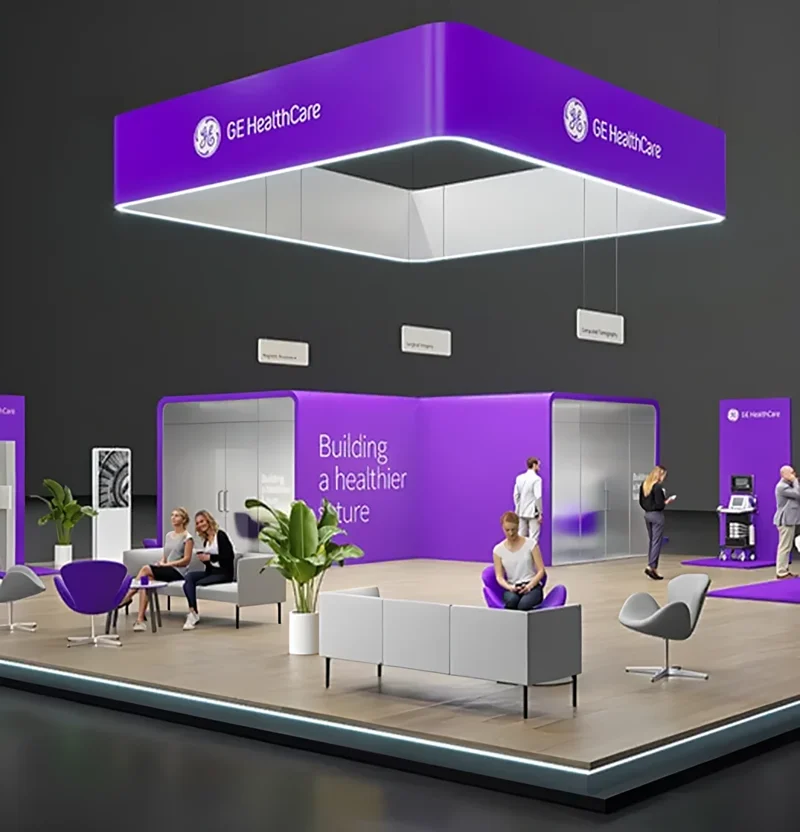 GE Health: 3d experiential design & event visualization by Frederico Phillips
