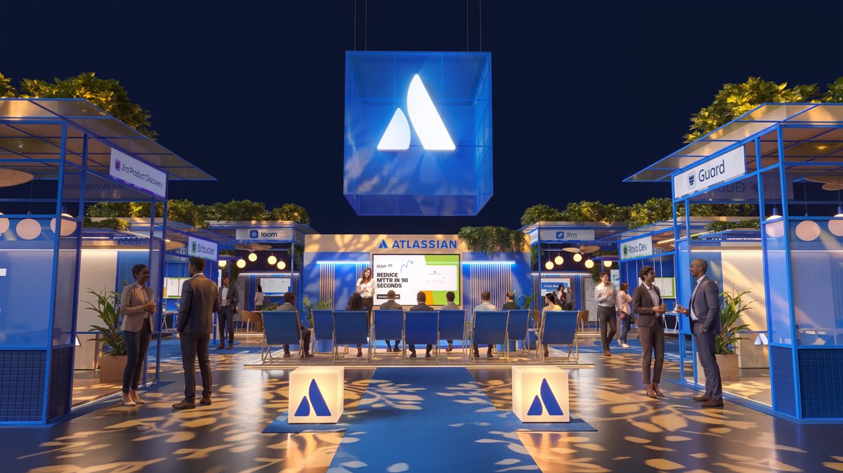 Atlassian × Williams Racing: experiential & event 3d visualization by Frederico Phillips
