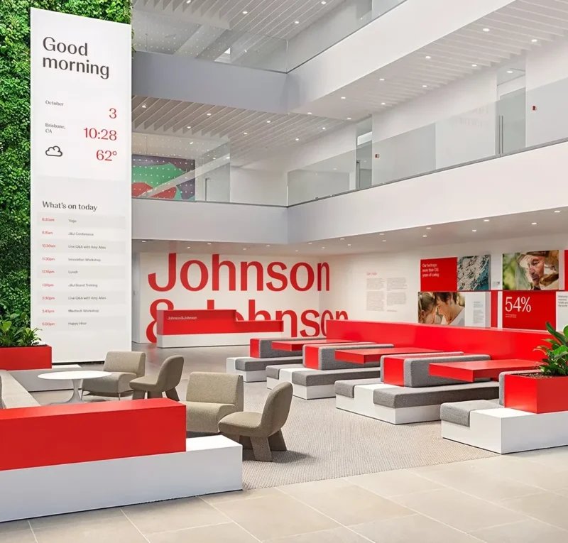 Johnson & Johnson: 3d experiential design & event visualization by Frederico Phillips