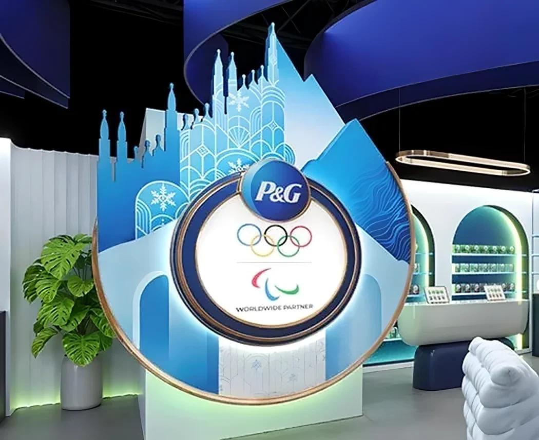 P&G brands: experiential & event 3d visualization by Frederico Phillips