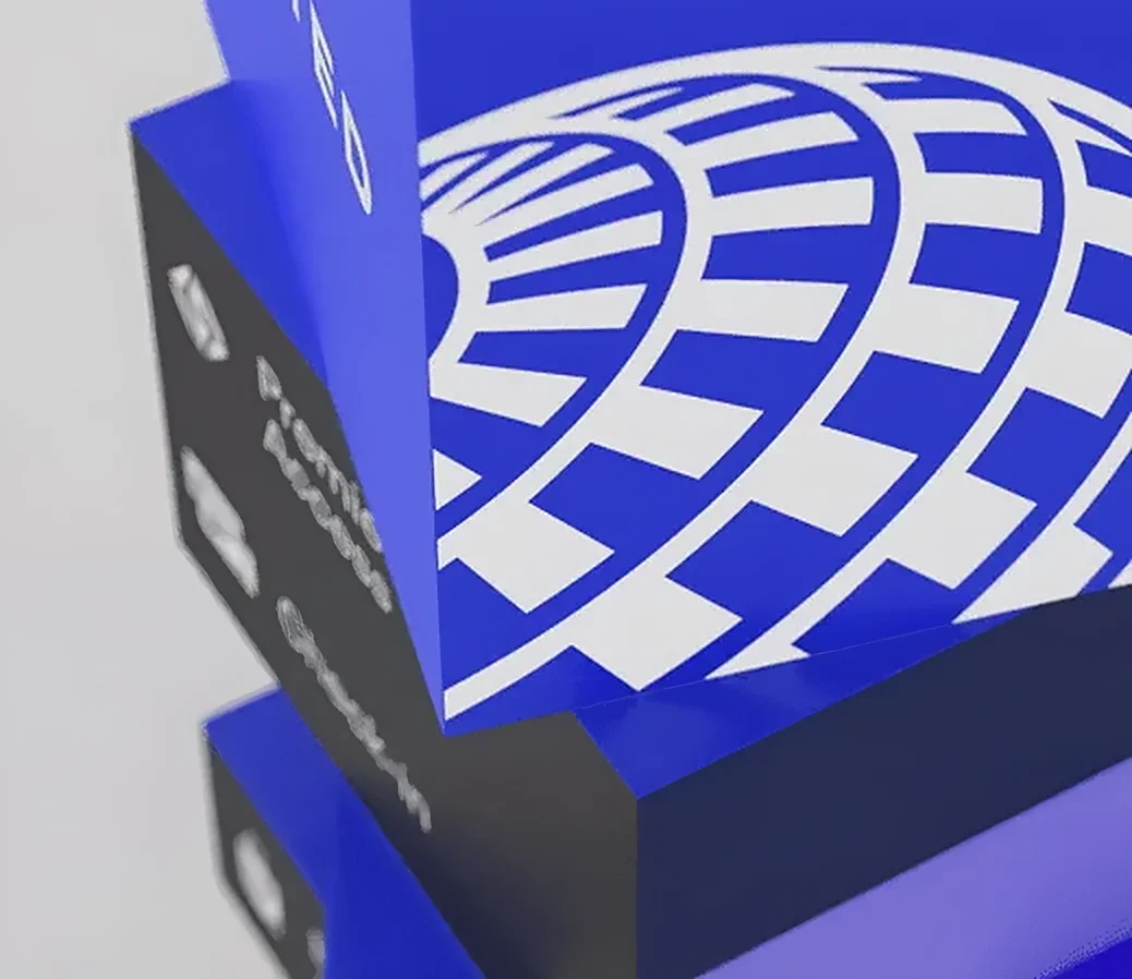 United Airlines signage: brand cgi & 3d design by Frederico Phillips